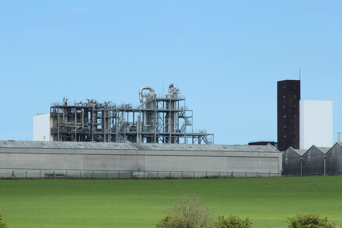Girvan grain distillery in Ayrshire, which supplies the blend in our Grant's whisky price Malaysia guide