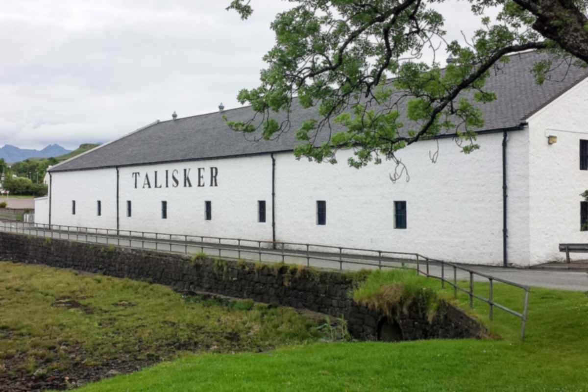 Talisker distillery on Loch Harport, Isle of Skye, shown for our Talisker price Malaysia guide